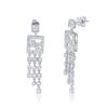Image 1 : Natural 0.91 CTW Diamond Earrings 14K White Gold - REF-99K2R