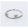 Image 1 : Natural 0.23 CTW Diamond Ring 14K White Gold - REF-33W3H