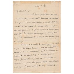 James Buchanan Autograph Letter Signed