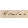 Image 2 : Abraham Lincoln Document Signed