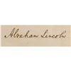 Image 2 : Abraham Lincoln Document Signed