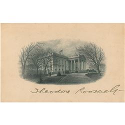 Theodore Roosevelt Signed Engraving