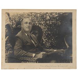 Franklin D. Roosevelt Signed Photograph