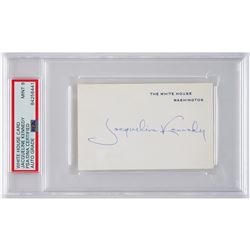 Jacqueline Kennedy Signed White House Card