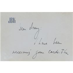 John F. Kennedy Autograph Letter Signed