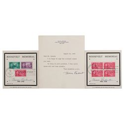 Eleanor Roosevelt Signed Group Lot