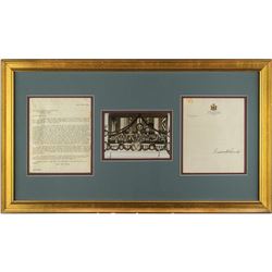 Franklin D. Roosevelt Typed Letter Signed