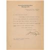 Image 1 : William H. Taft Typed Letter Signed