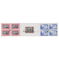 Harry S. Truman Signed Stamps