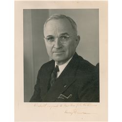Harry S. Truman Signed Photograph