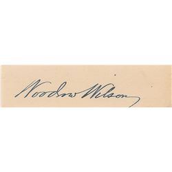 Woodrow and Edith Wilson Signatures