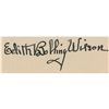 Image 2 : Woodrow and Edith Wilson Signatures