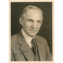 Henry Ford Signed Photograph
