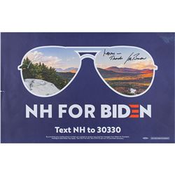 Joe Biden Signed Campaign Sign
