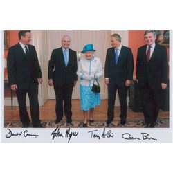 British Prime Ministers Signed Photograph