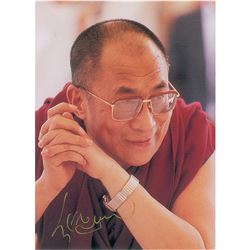 Dalai Lama Signed Photograph