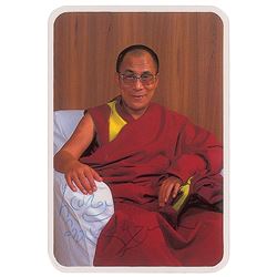 Dalai Lama Signed Photograph
