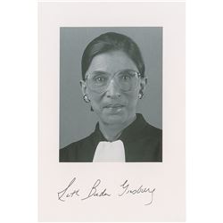Ruth Bader Ginsburg Signed Photograph