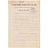 Image 1 : Benito Mussolini and Vittorio Emanuele III Document Signed