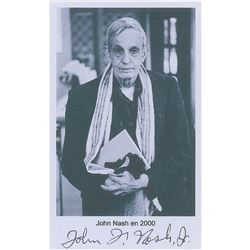 John Nash Signed Photograph