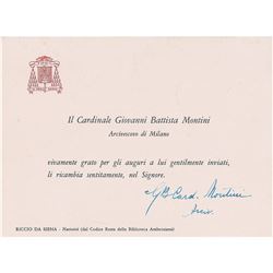 Pope Paul VI Signature