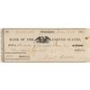 Image 2 : Daniel Webster Signed Check