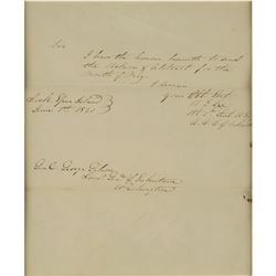 Robert E. Lee Autograph Letter Signed