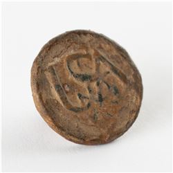 Continental Army Soldier's Button