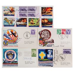 World War II Generals Signed First Day Covers