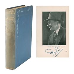 Anthony Fokker Signed Book