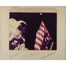 Apollo 17 Signed Photograph