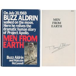 Buzz Aldrin Signed Book