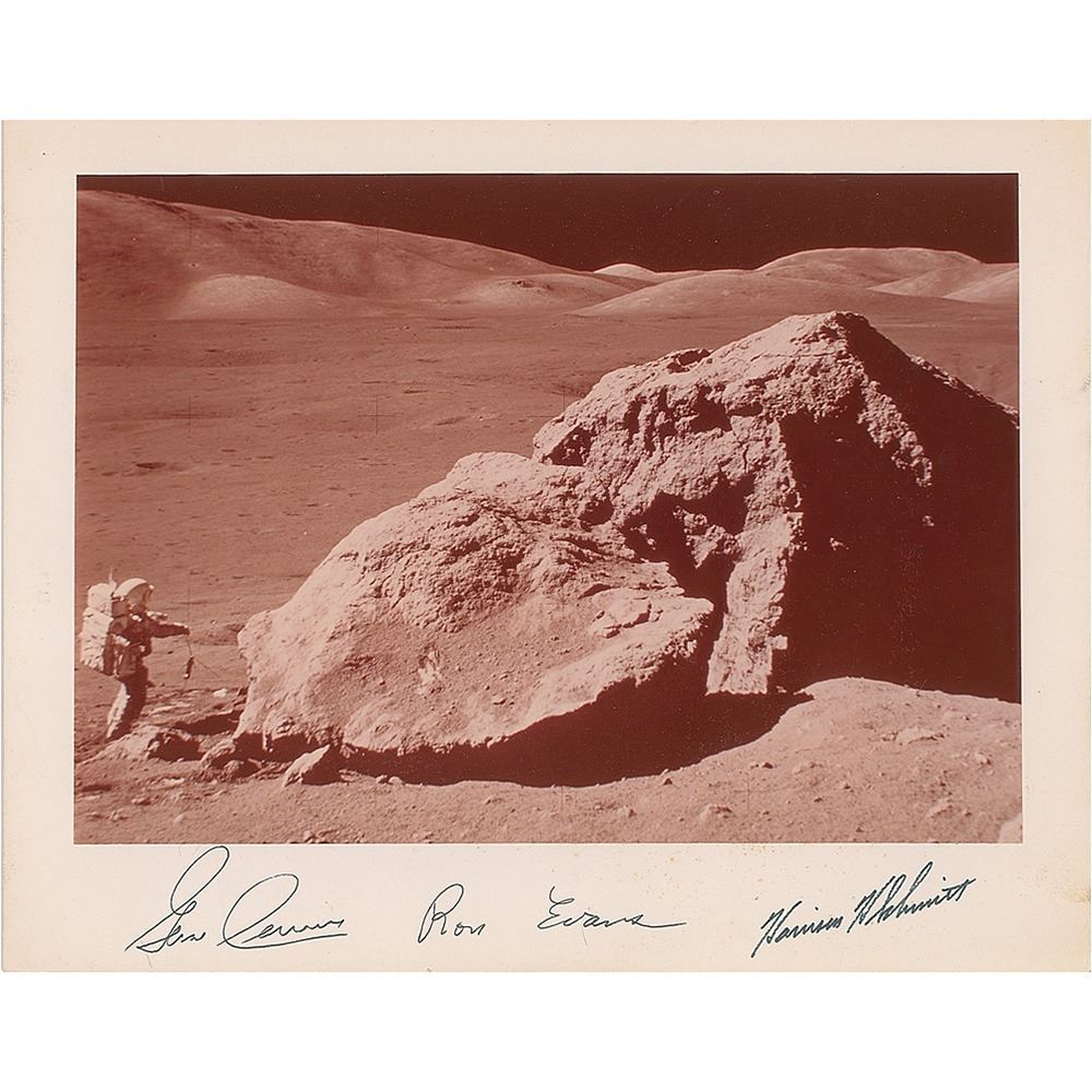 Apollo 17 Signed Photograph