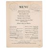 Image 1 : Raoul Dufy Signed Sketch on Menu