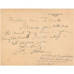 Charles Dana Gibson ALS and Signature