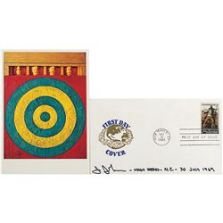 Jasper Johns Signed First Day Cover