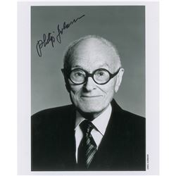Philip Johnson Signed Photograph