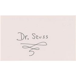 Dr. Seuss Signature