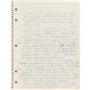 Image 8 : Prince Autograph Manuscript Signed for 'Under the Cherry Moon'