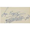 Image 2 : Gregor Piatigorsky Autograph Musical Quotation Signed