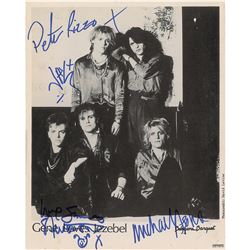 Gene Loves Jezebel Signed Photograph