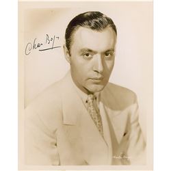 Charles Boyer Signed Photograph