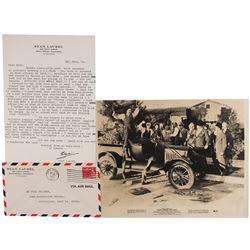 Stan Laurel Typed Letter Signed