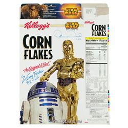 Star Wars: Baker and Daniels Signed Cereal Box