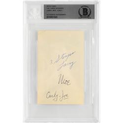 Three Stooges Signatures