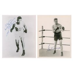 Jack Dempsey and Gene Tunney Signed Photographs