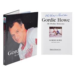 Gordie Howe Signed Book