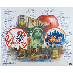 NY Mets and Yankees Signed Print