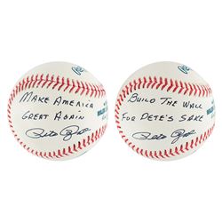 Pete Rose Signed Baseballs