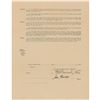 Image 1 : Joe Sewell Signed Contract